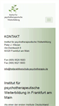 Mobile Screenshot of heilpraktikerschule-psychotherapie.de